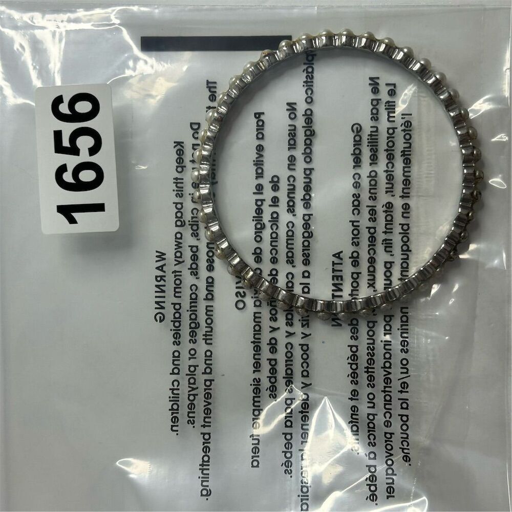 Silver Beaded Stackable Bracelet Elegant Fashion … - image 8